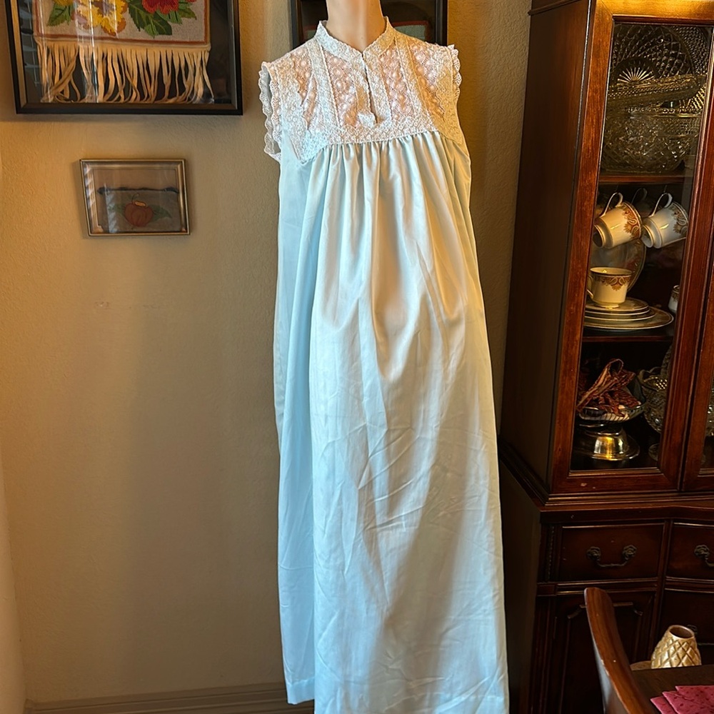 Vintage Christian Dior Satin & Lace Nightgown sm/med